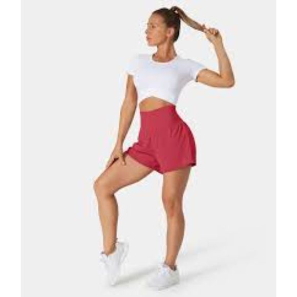 Halara Size S Super High Waisted  2-in-1 Yoga Shorts - Picture 3 of 5